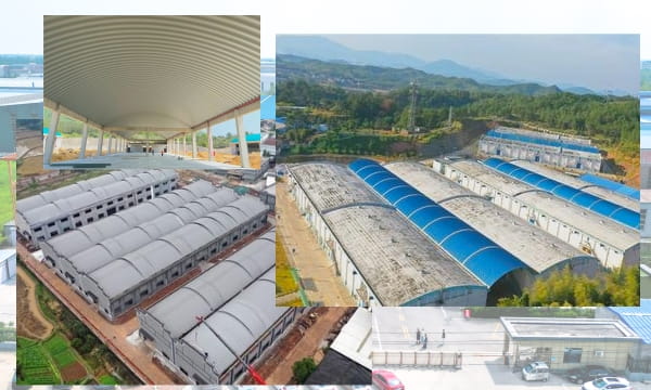 Arch Roof Sheet Forming Machine complete production line