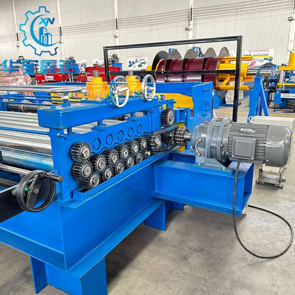Slitting machine line full production layout