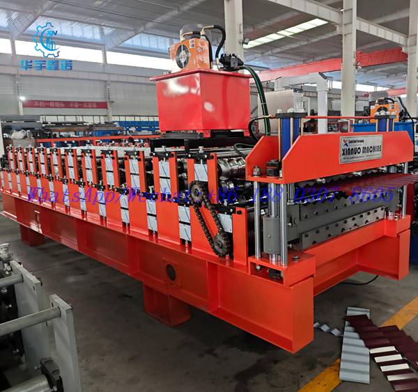 double layer roofing sheet roll forming machine