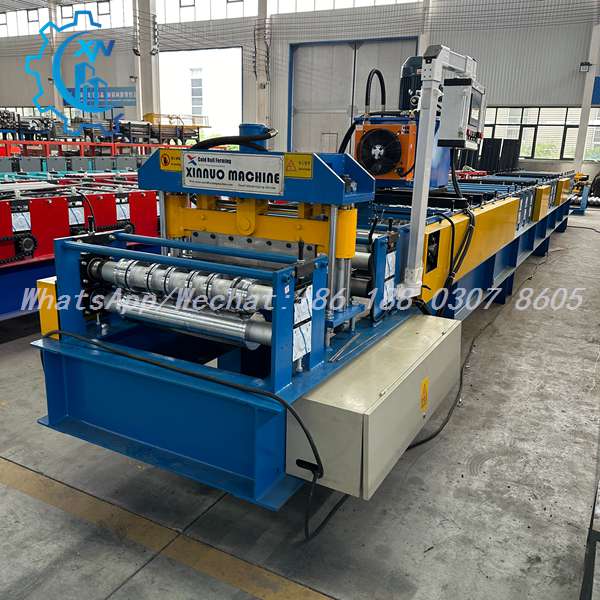 metal deck roll forming machine full production line with heavy duty structure