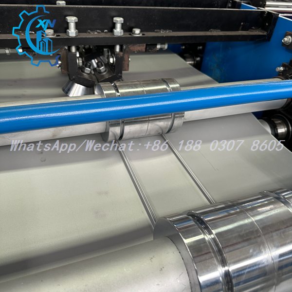 metal deck roll forming machine forming process with precision rollers