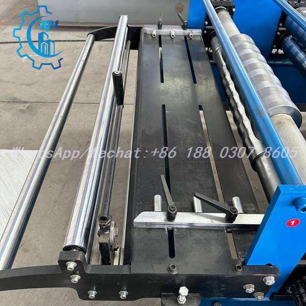 corrugated roofing sheet forming machine producing high precision metal roofing panels with stable feeding and hydraulic cutting system