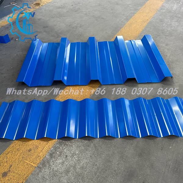 double layer roofing sheet roll forming machine IBR686 corrugated 762 sheets