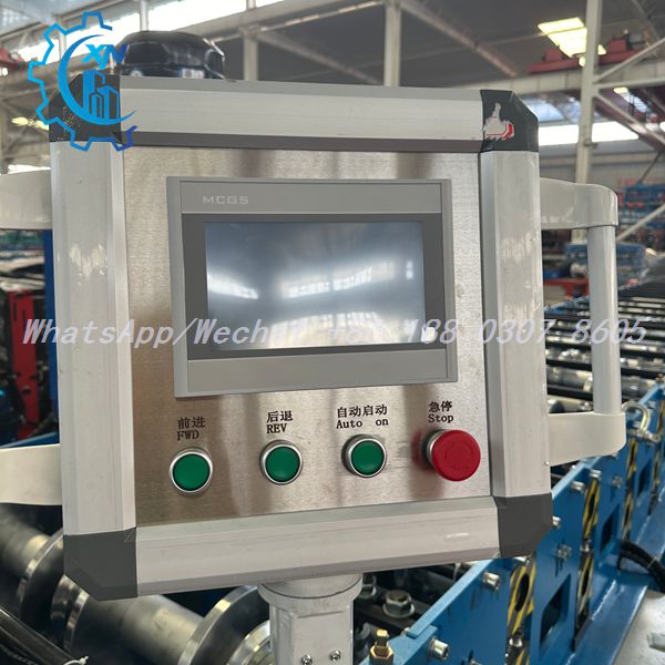standing seam roofing machine custom PLC touch screen