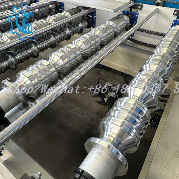 glazed tile roll forming machine chrome plated rollers