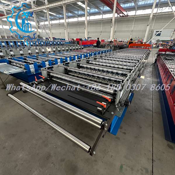 Heavy duty roof panel machine complete production line