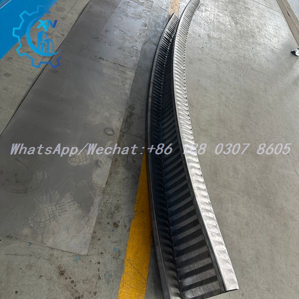Finished arch roof panel produced by K Span Machine