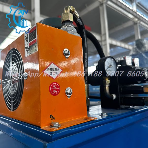 Roof sheet making machine price – hydraulic cooling fan for Q tile roll forming machine