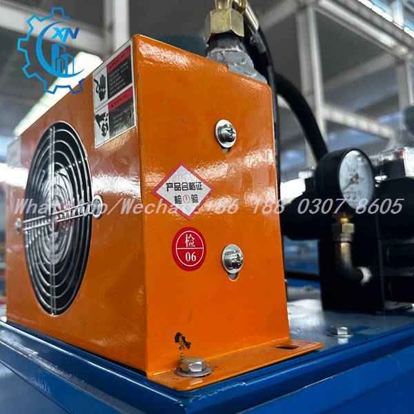 Cooling fan for hydraulic system on Q Tile Roofing Sheet Making Machine