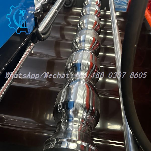45# steel chrome plated rollers for Q Tile Roofing Sheet Making Machine