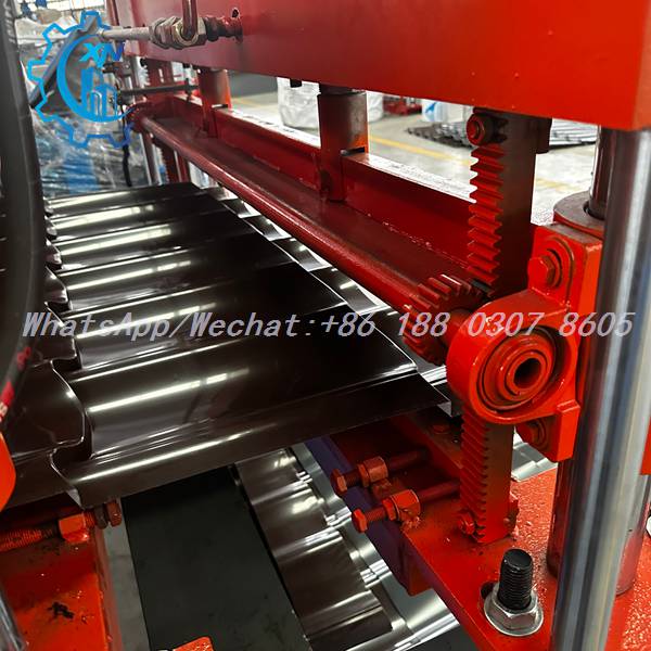 Finished roofing sheet produced by Q Tile Roofing Sheet Making Machine from professional roofing sheet making machine manufacturers