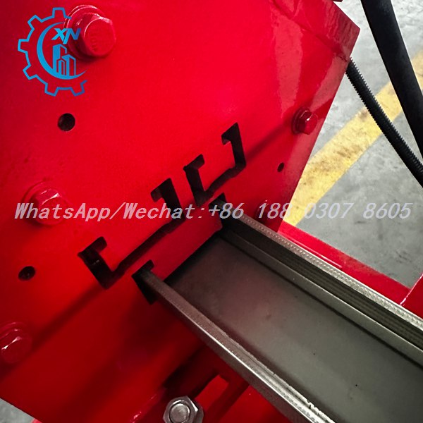 C stud through punching die of light gauge steel roll forming machine