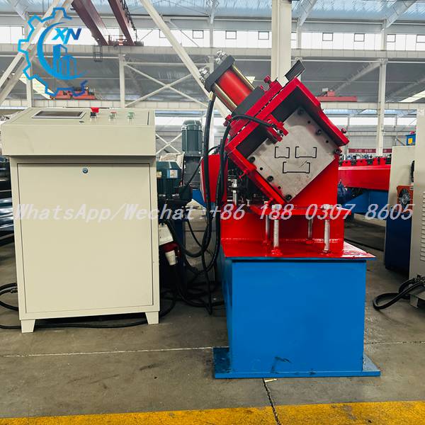 Light steel frame machine with control cabinet and hydraulic cutting head