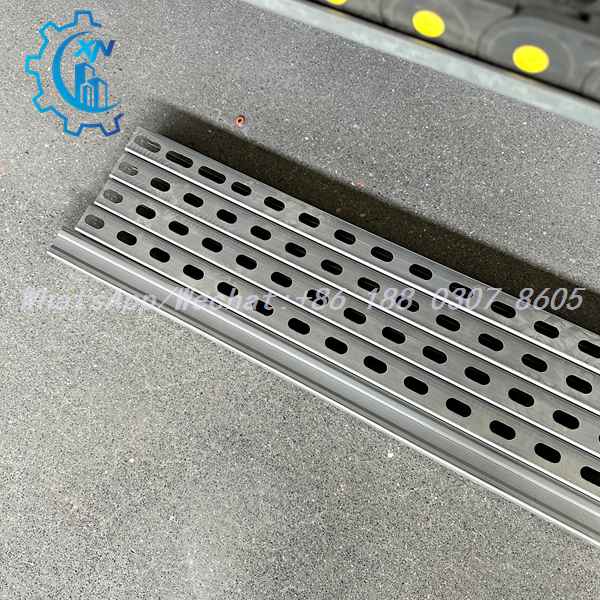 Galvanized PV mounting rails produced by solar bracket roll forming machine