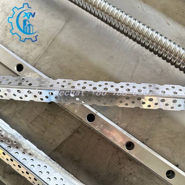 Perforated corner beads produced by stud making machine