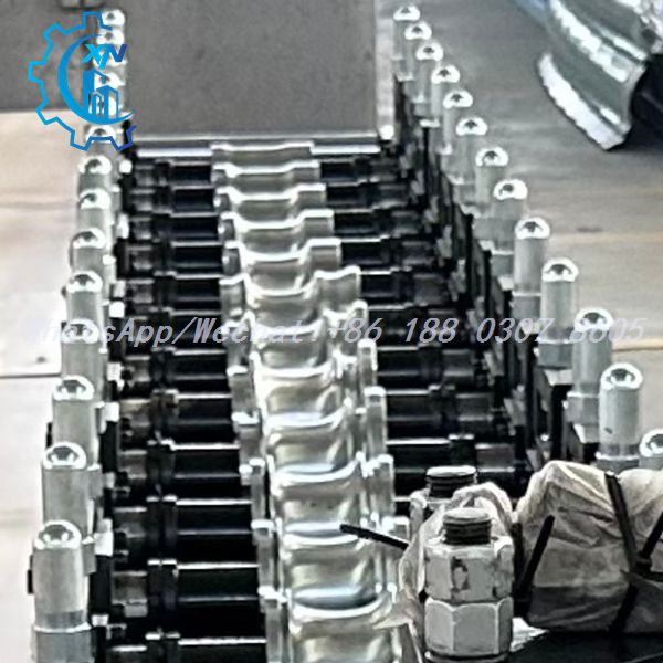 Rolling shutter machine forming line with adjustable roller posts