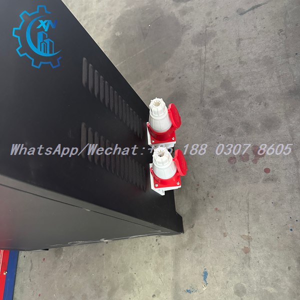 Power cabinet with sockets of shutter making machine