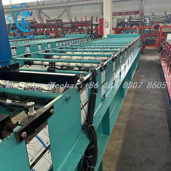 Full length side view of IBR machine with protective film on guards