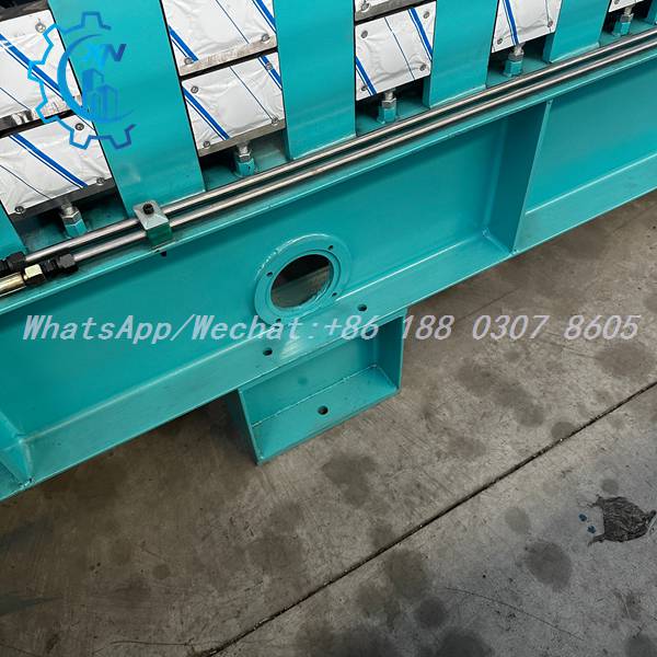 Heavy duty frame structure of IBR machine with flange opening