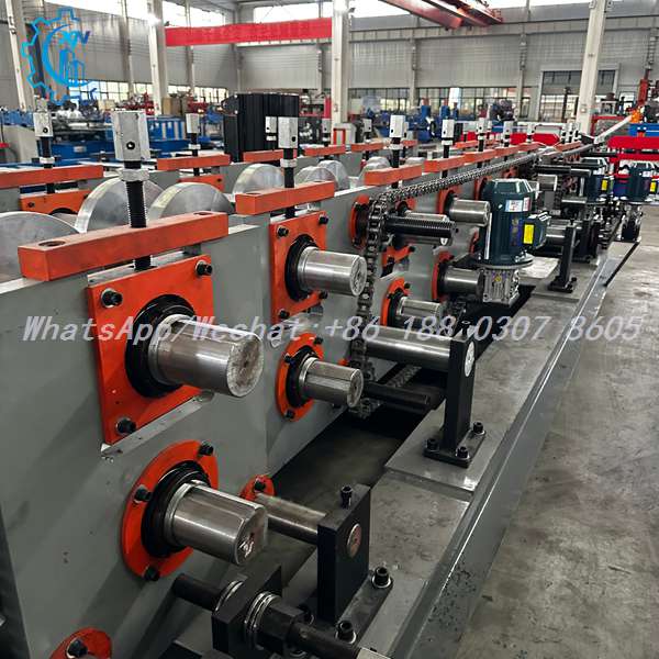 Forming stations and rolls on C channel forming machine