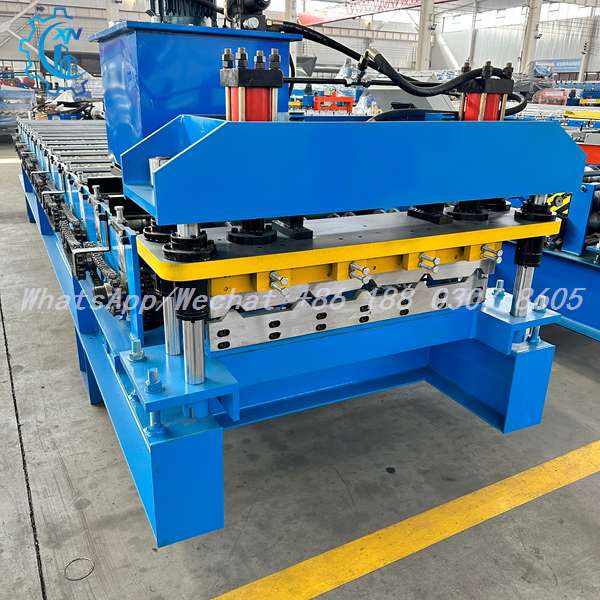 Cut-off dies and safety bar on the single layer IBR machine