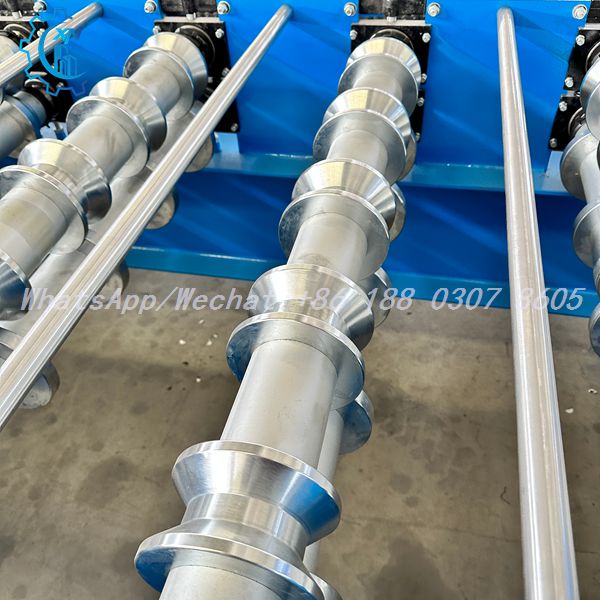 Forming rollers and guide rails of the IBR machine