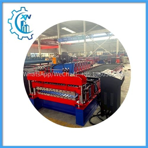 machine de fabrication de tôle ondulée