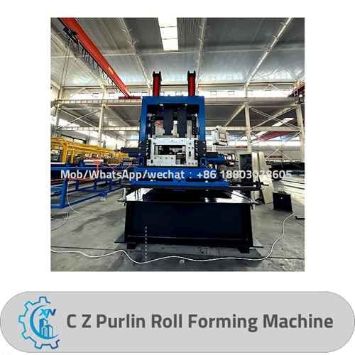 Durable C Z Purlin Roll Forming Machine for Steel Structures