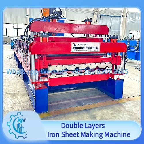 Double Layers Iron Sheet Making Machine