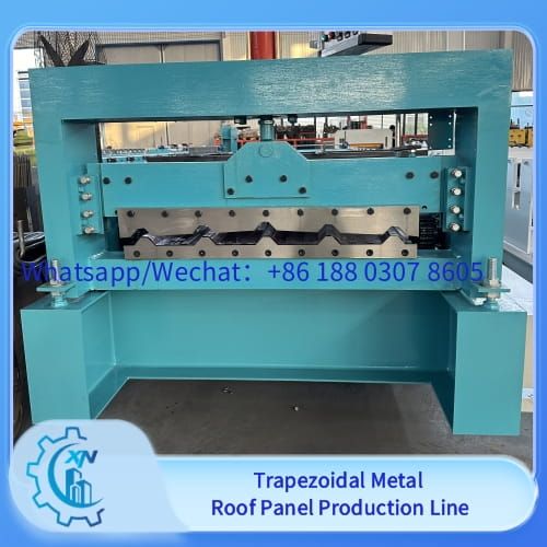 Trapezoidal Metal Roof Panel Production
