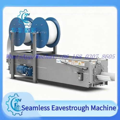Seamless Eavestrough Machine – Trailer-Mounted On-Site Gutter Forming Equipment