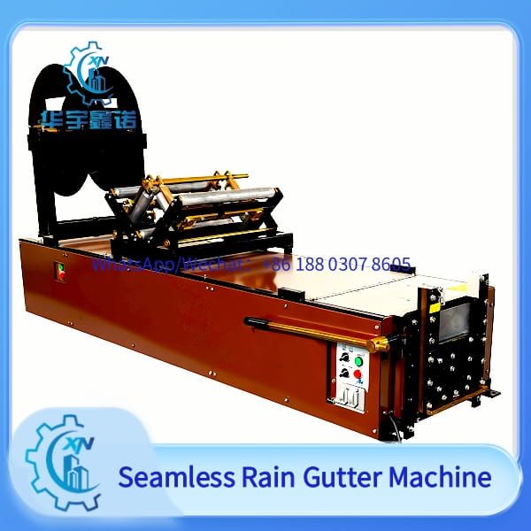 Trailer-Mounted Seamless Rain Gutter Machine for Efficient Installation