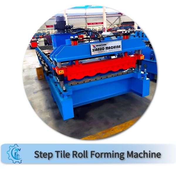 Step Tile Roll Forming Machine