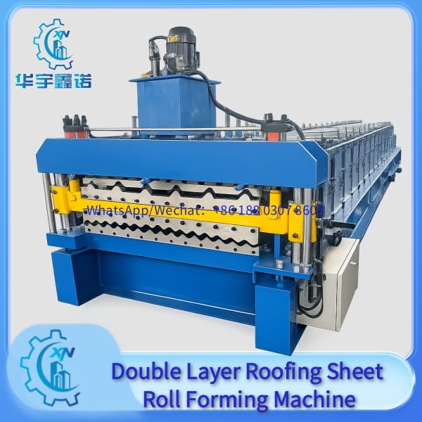 Double Layer Roofing Sheet Roll Forming Machine