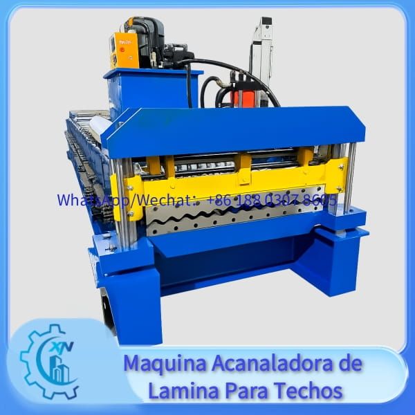 Máquina acanaladora de lámina para techos con conformado curvo de alta precisión