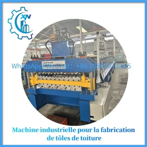 Machine de profilage double couche pour tôles trapézoïdales et cintrées