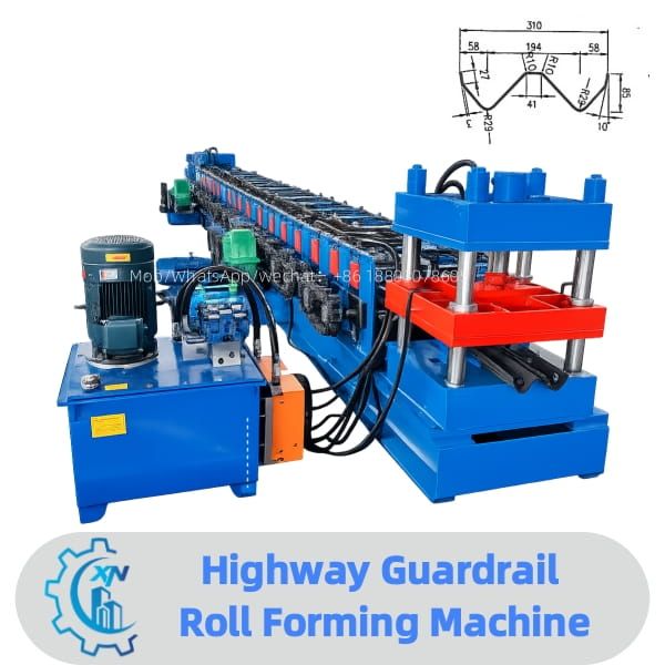 Highway Guardrail Roll Forming Machine for W Beam & Thrie Beam