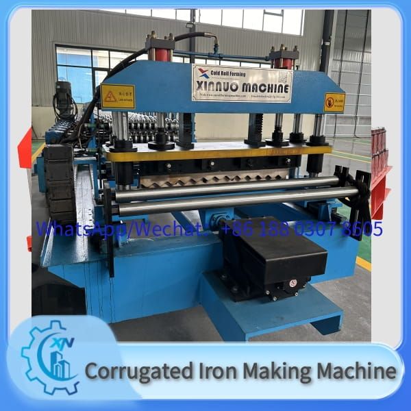 Gearbox Driven Corrugated Iron Making Machine