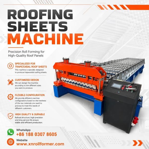 Custom Trapezoidal Roofing Sheets Machine