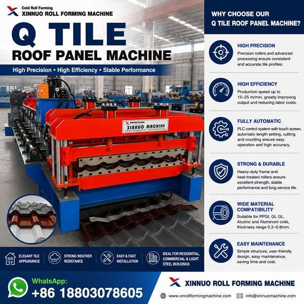 Roof Sheet Roll Forming Machine