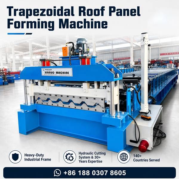 Trapezoidal Roof Panel Forming Machine