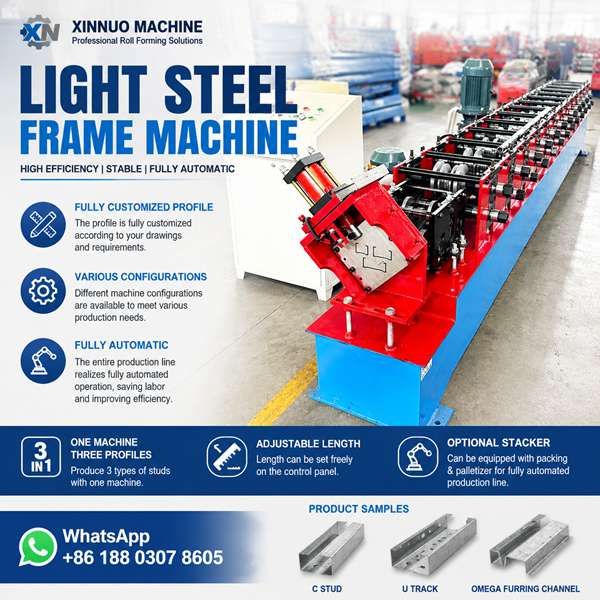 Light Steel Frame Machine - Light Gauge Steel Framing Production Line