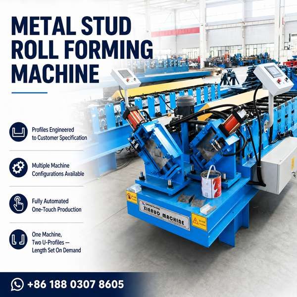 Metal Stud Roll Forming Machine - C Stud and U Track Production Line