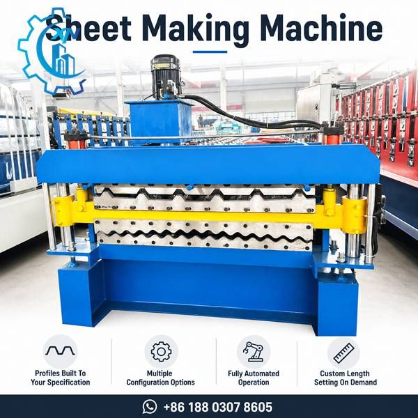 Sheet Making Machine - Metal Roof Sheet Production Line
