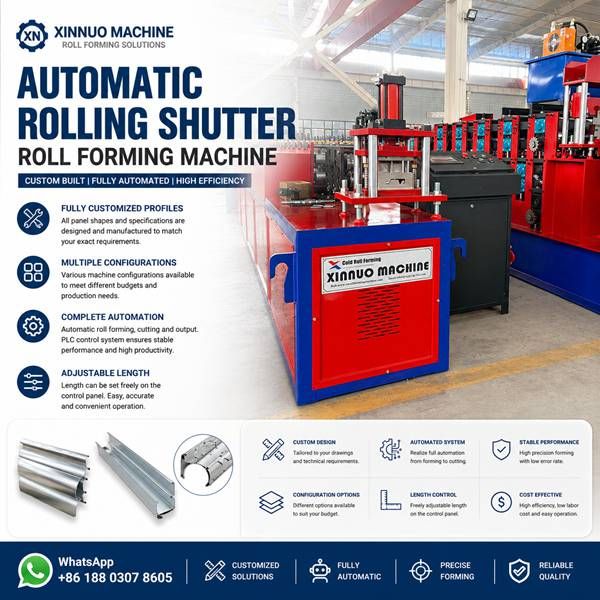 Automatic Rolling Shutter Machine - Shutter Slat Production Line