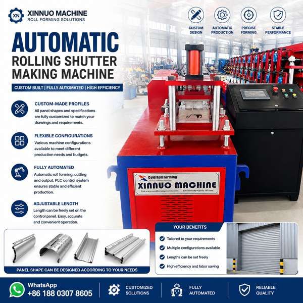 Shutter Making Machine - Rolling Shutter Slat Production Line