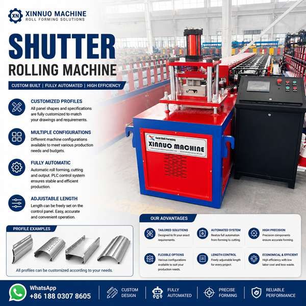 Shutter Rolling Machine - Rolling Shutter Slat Production Line