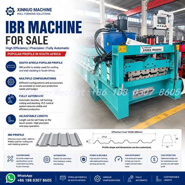 IBR Machine for Sale - IBR 686 Roof Sheeting Production Line