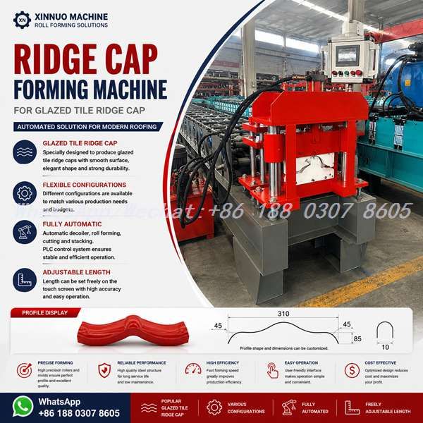 Ridge Cap Machine - Arc and V Capping Forming Line