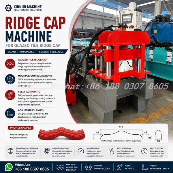 Ridge Cap Machine - Roof Ridge Capping Production Line
